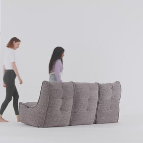 TWIN COUCH - Titanium Weave