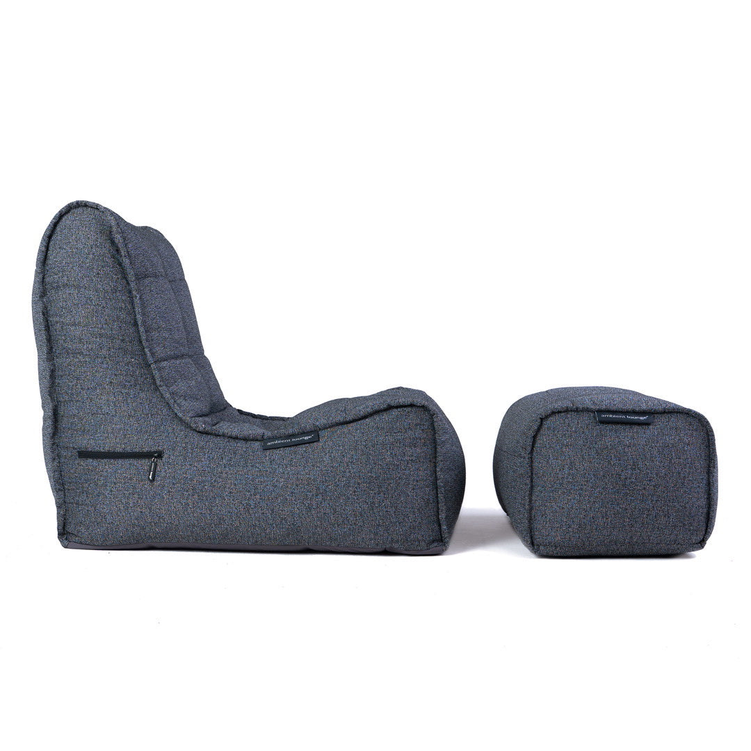 Evolution Chaise - Titanium Weave