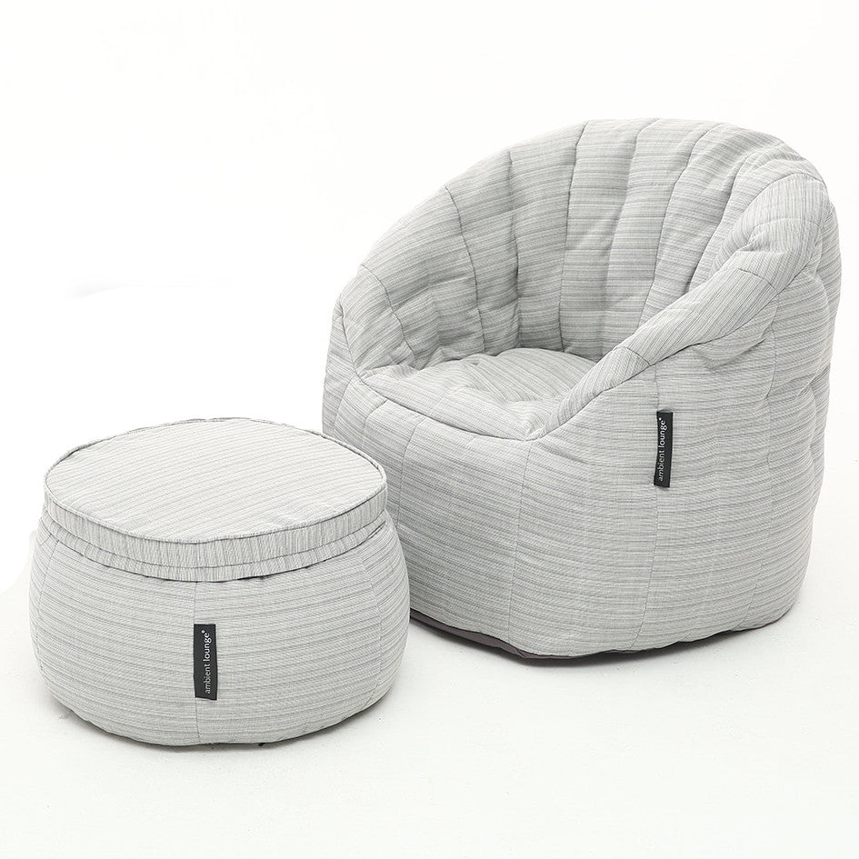 Butterfly Chaise - Silverline