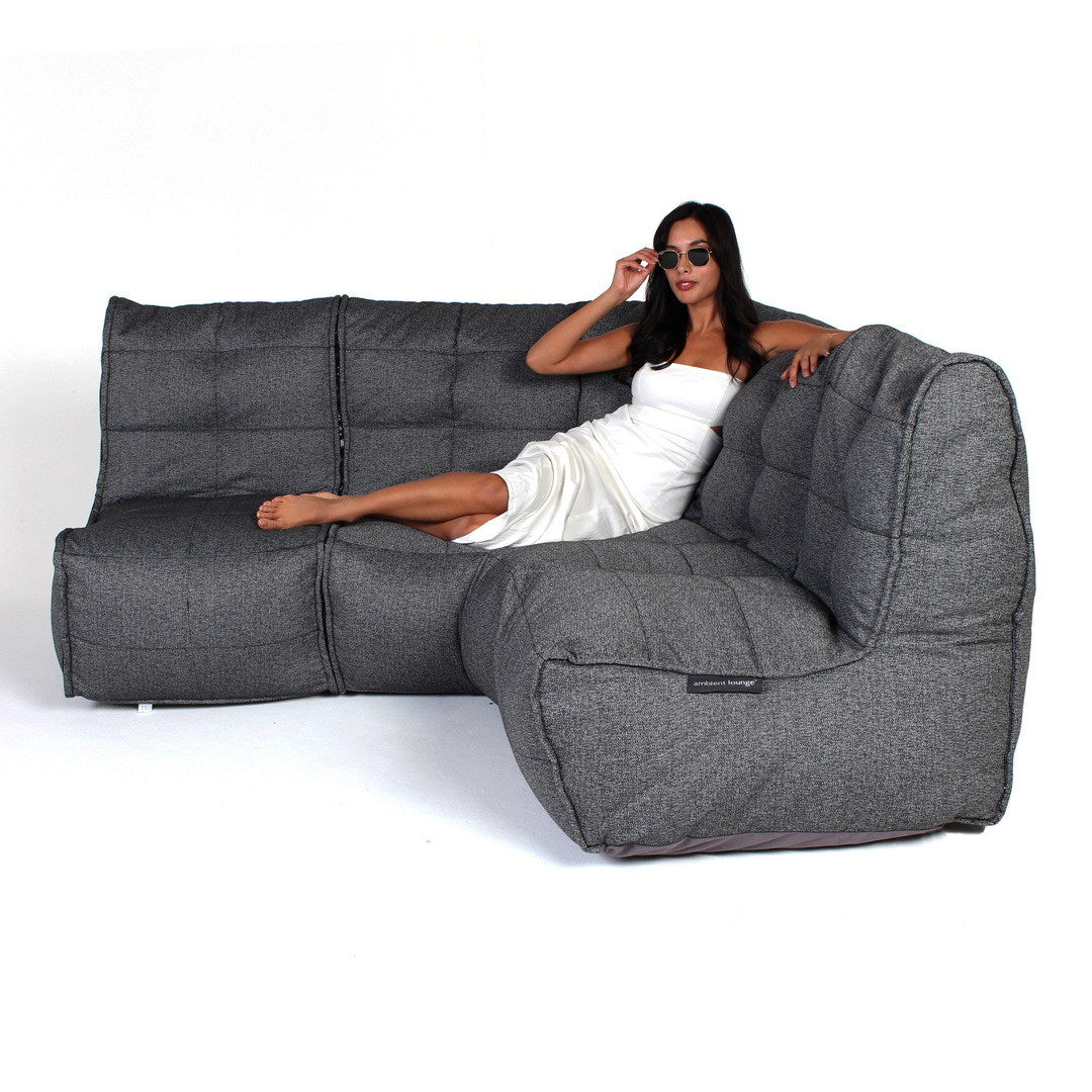 Cozy Corner - Titanium Weave