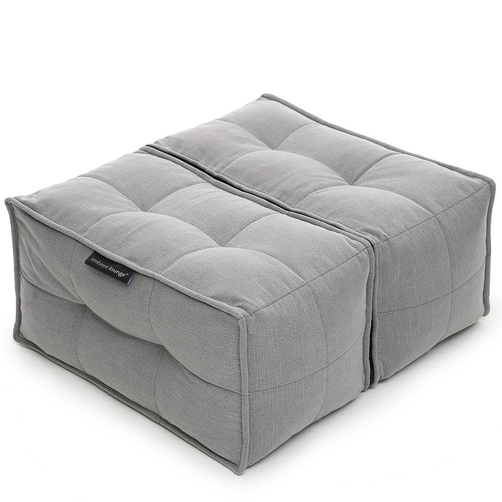 Twin Ottoman - Keystone Grey