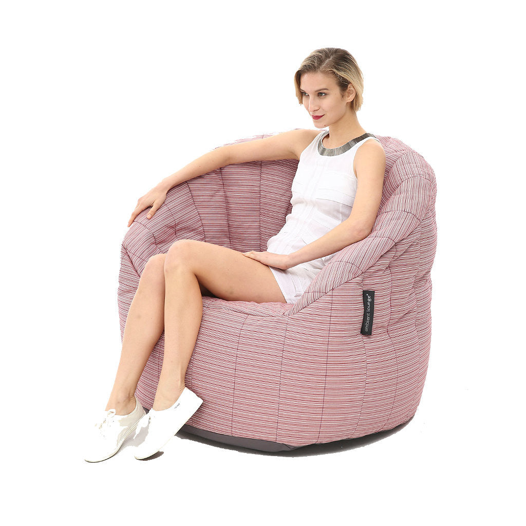 BUTTERFLY Sofa - Raspberry Polo