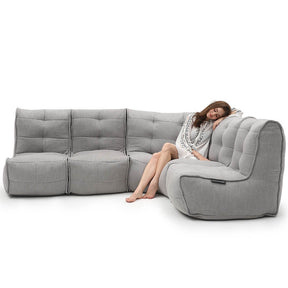 L Sofa - Keystone Grey
