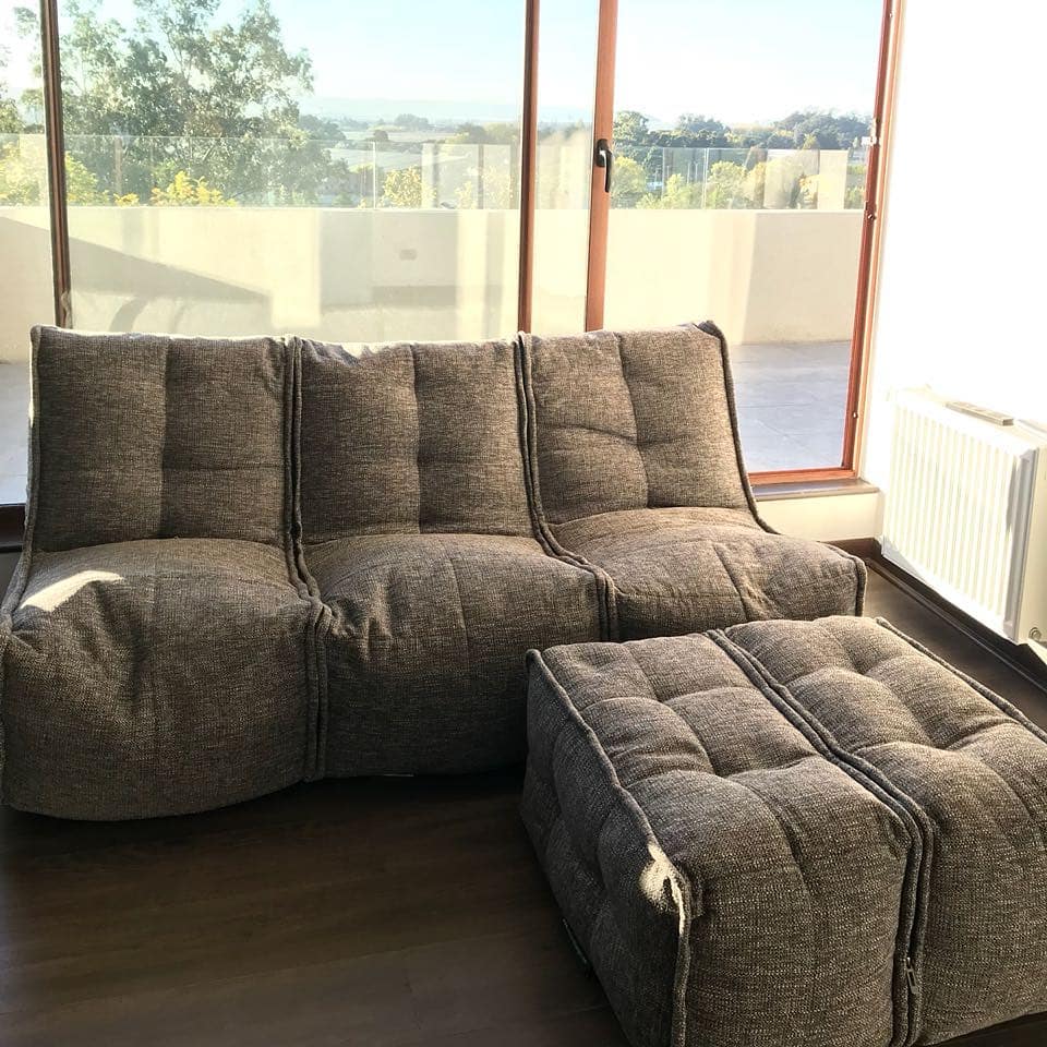 Twin Ottoman - Luscious Grey