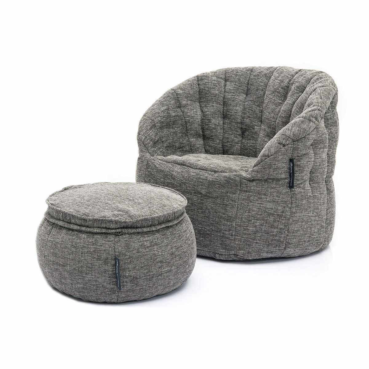 Butterfly Chaise - Luscious Grey