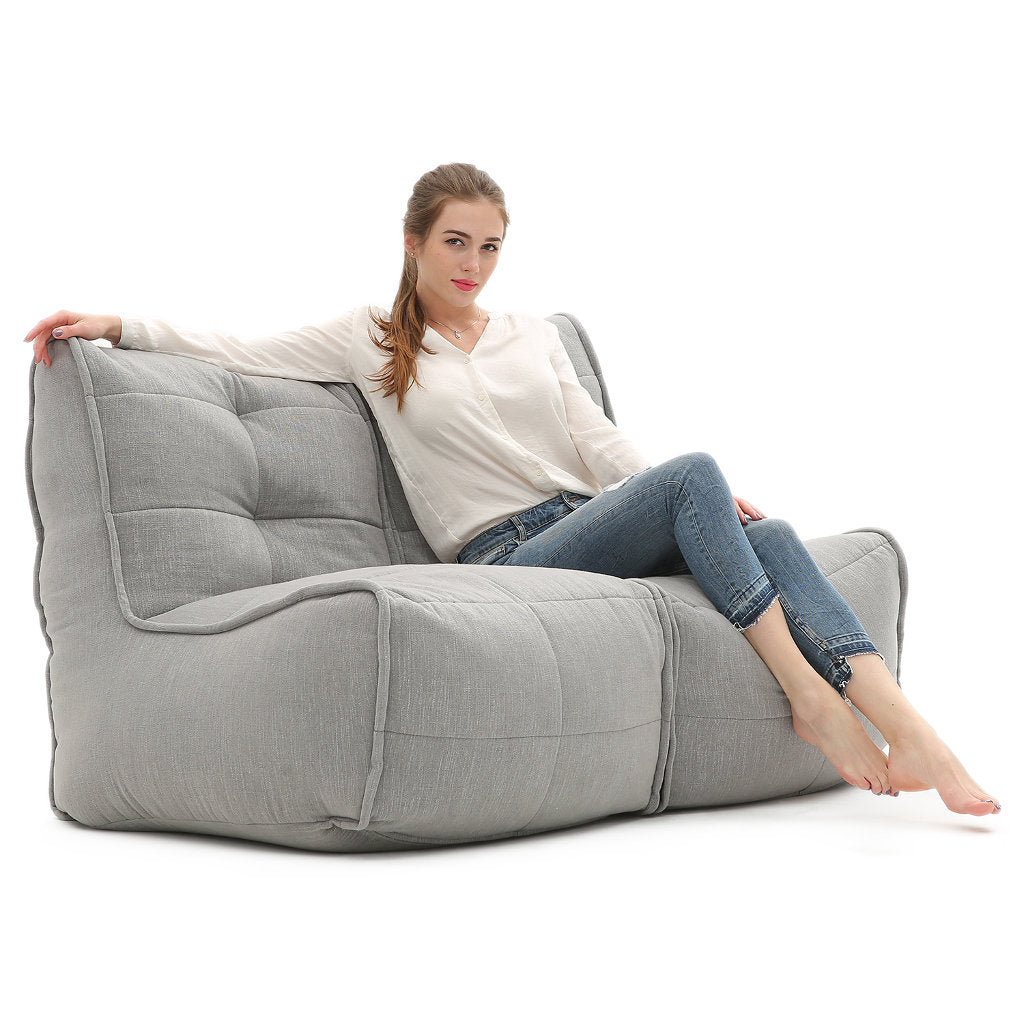 TWIN COUCH - Keystone Grey