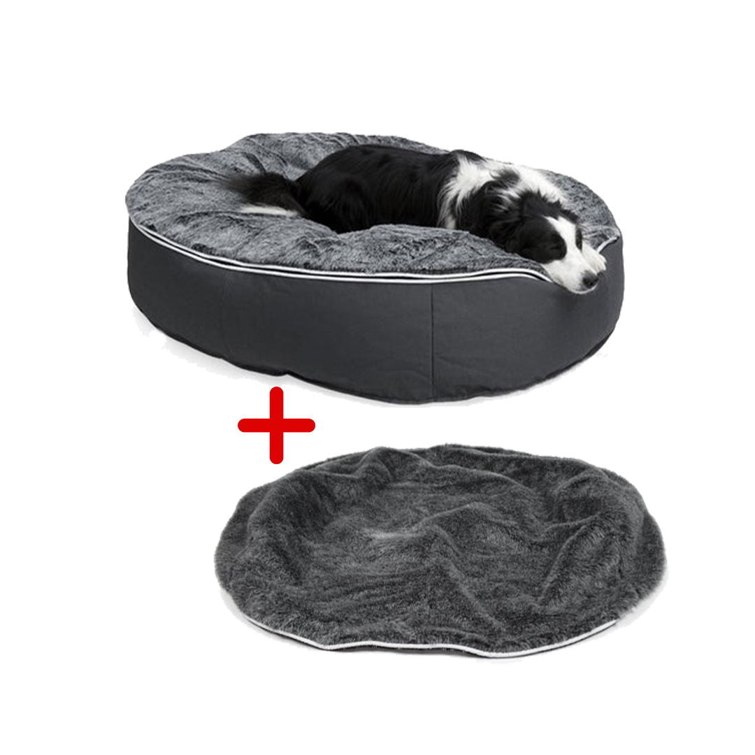Conjunto de Cama Grande para Perros (Original) y Cubierta (Original)