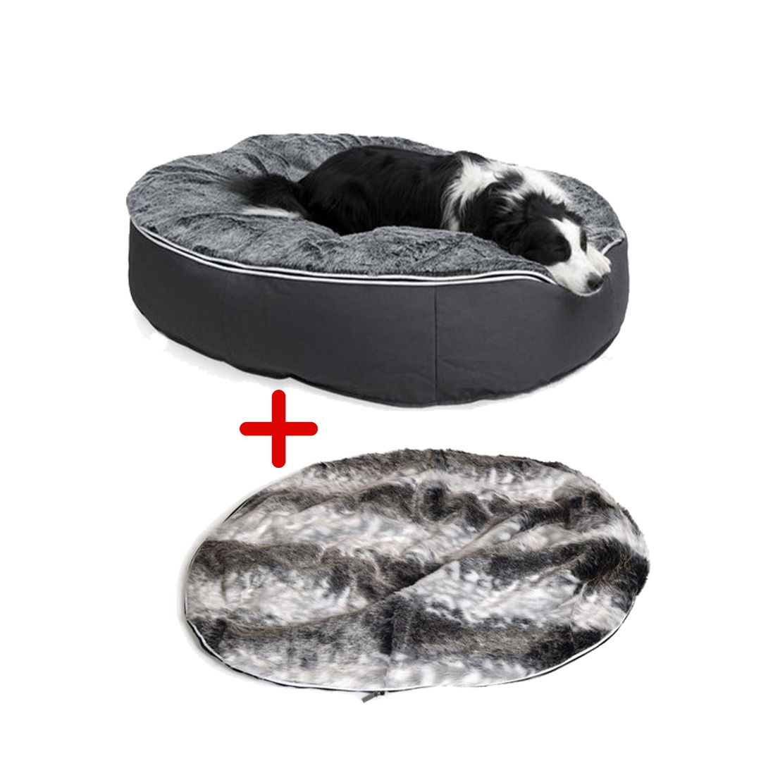 Conjunto de Cama Grande para Perros (Original) y Cubierta (Wild Animal)