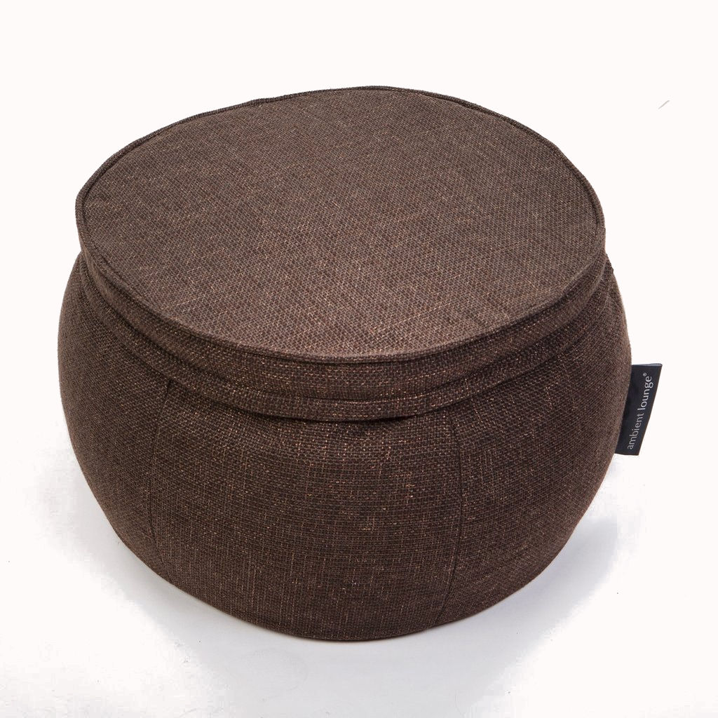 Wing Ottoman - Hot Chocolate