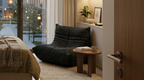 Acoustic Sofa - Black Aurora (Easy Clean)