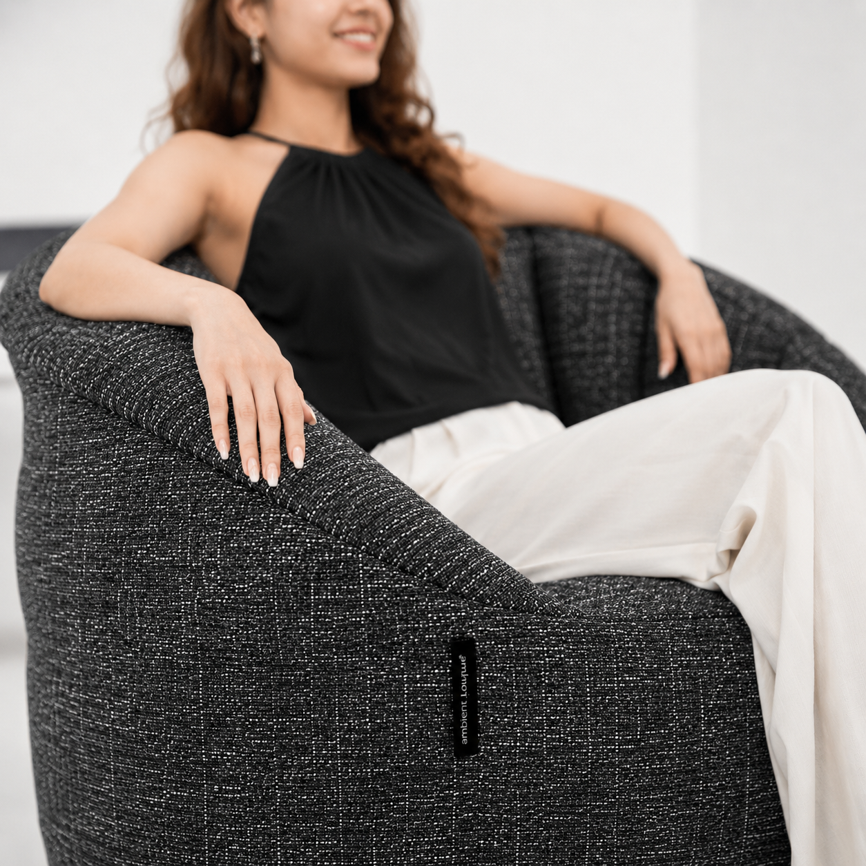 BUTTERFLY Sofa - Charcoal Galleria (Easy Clean)