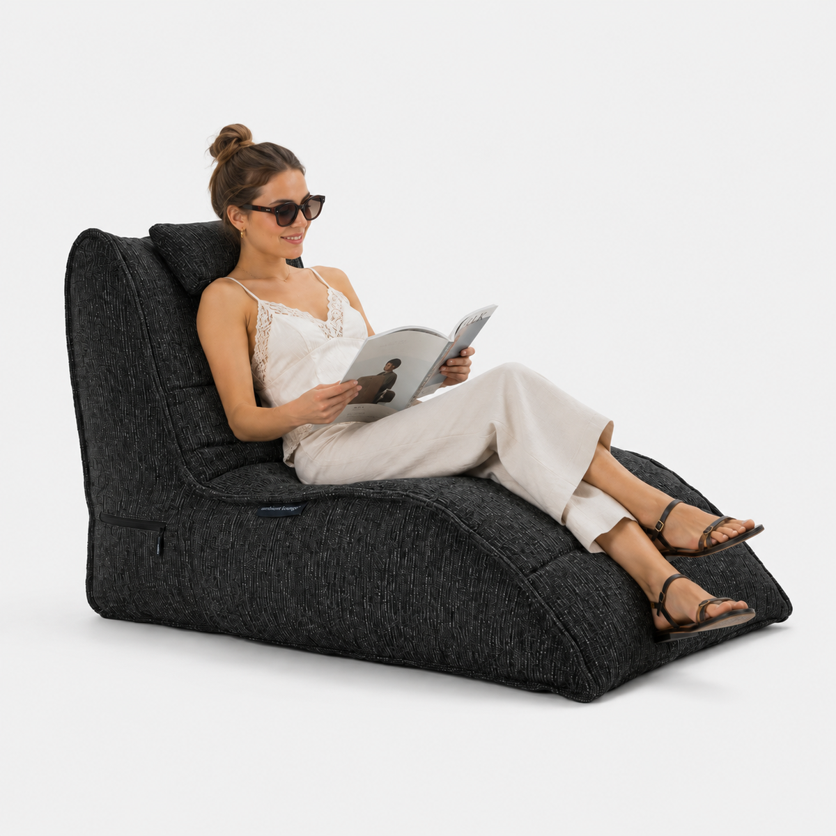 Avatar Lounger - Black Aurora (Easy Clean)