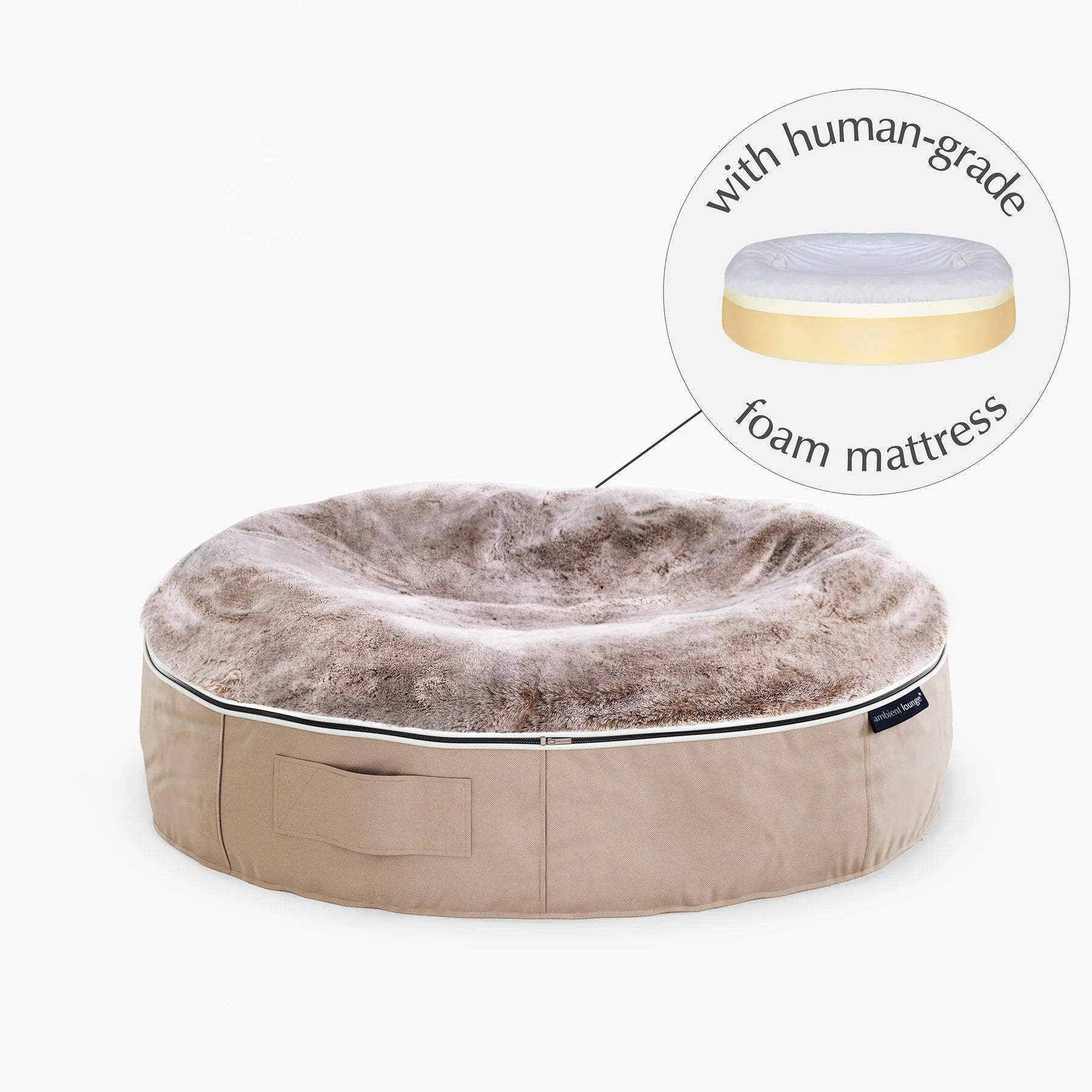 Cama Grande Rebound Foam Mattress (Cappuccino)