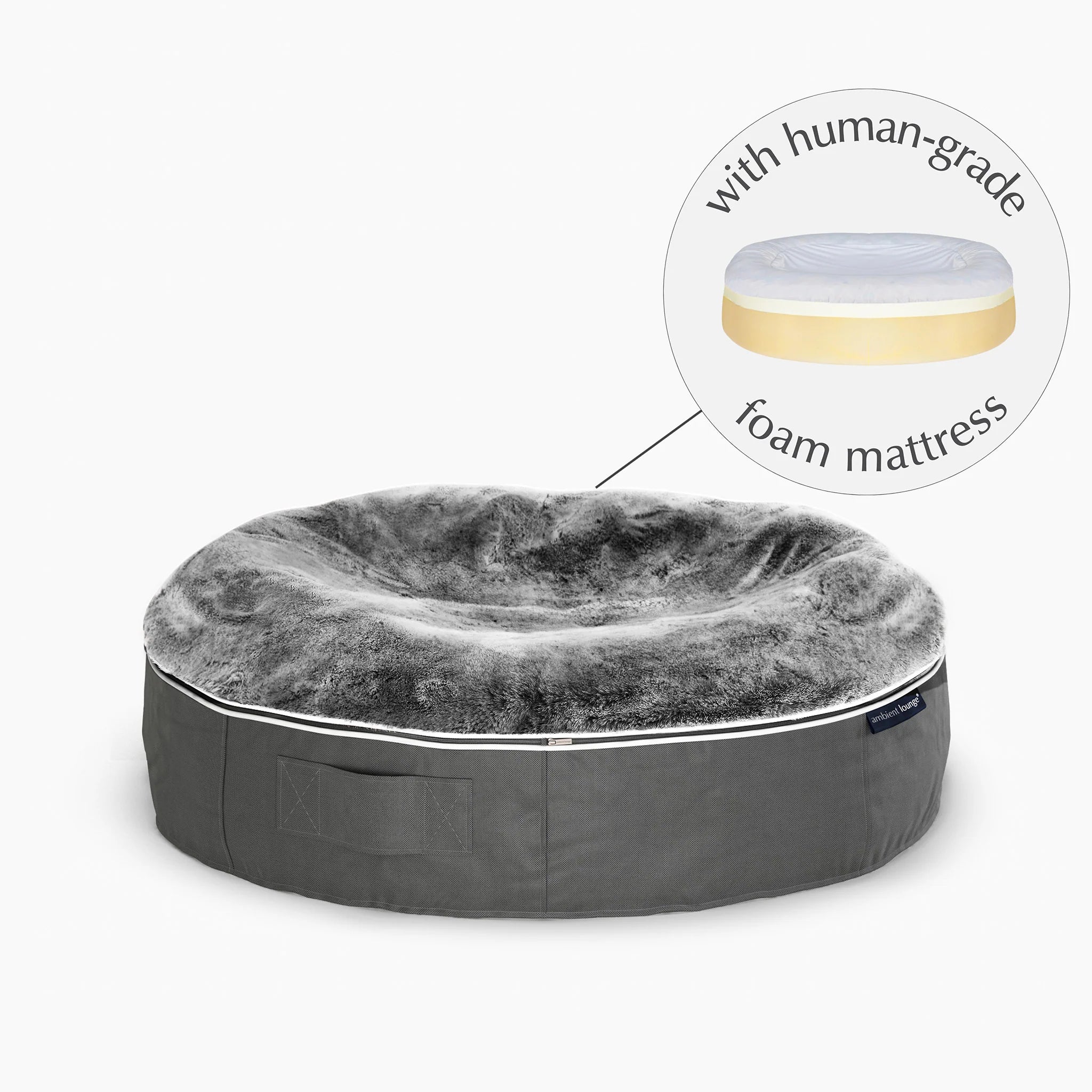 Cama Grande Rebound Foam Mattress (Silken Grey)
