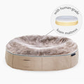 Cama Extra Grande Rebound Foam Mattress (Cappuccino)
