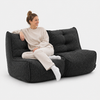 TWIN COUCH - Black Aurora (Easy Clean)