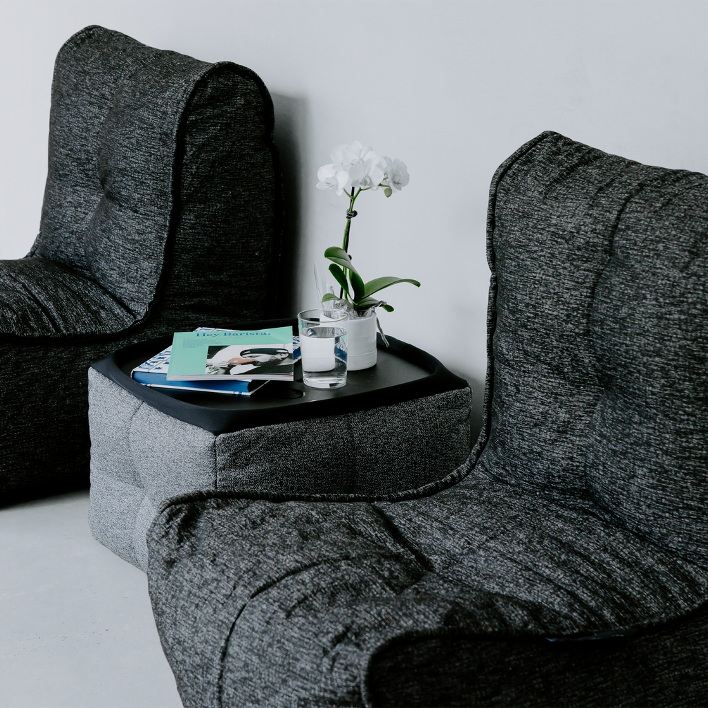 TWIN COUCH - Black Aurora (Easy Clean)