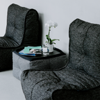TWIN COUCH - Black Aurora (Easy Clean)