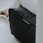 TWIN COUCH - Black Aurora (Easy Clean)