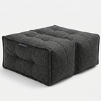 Twin Ottoman - Black Aurora (Easy Clean)