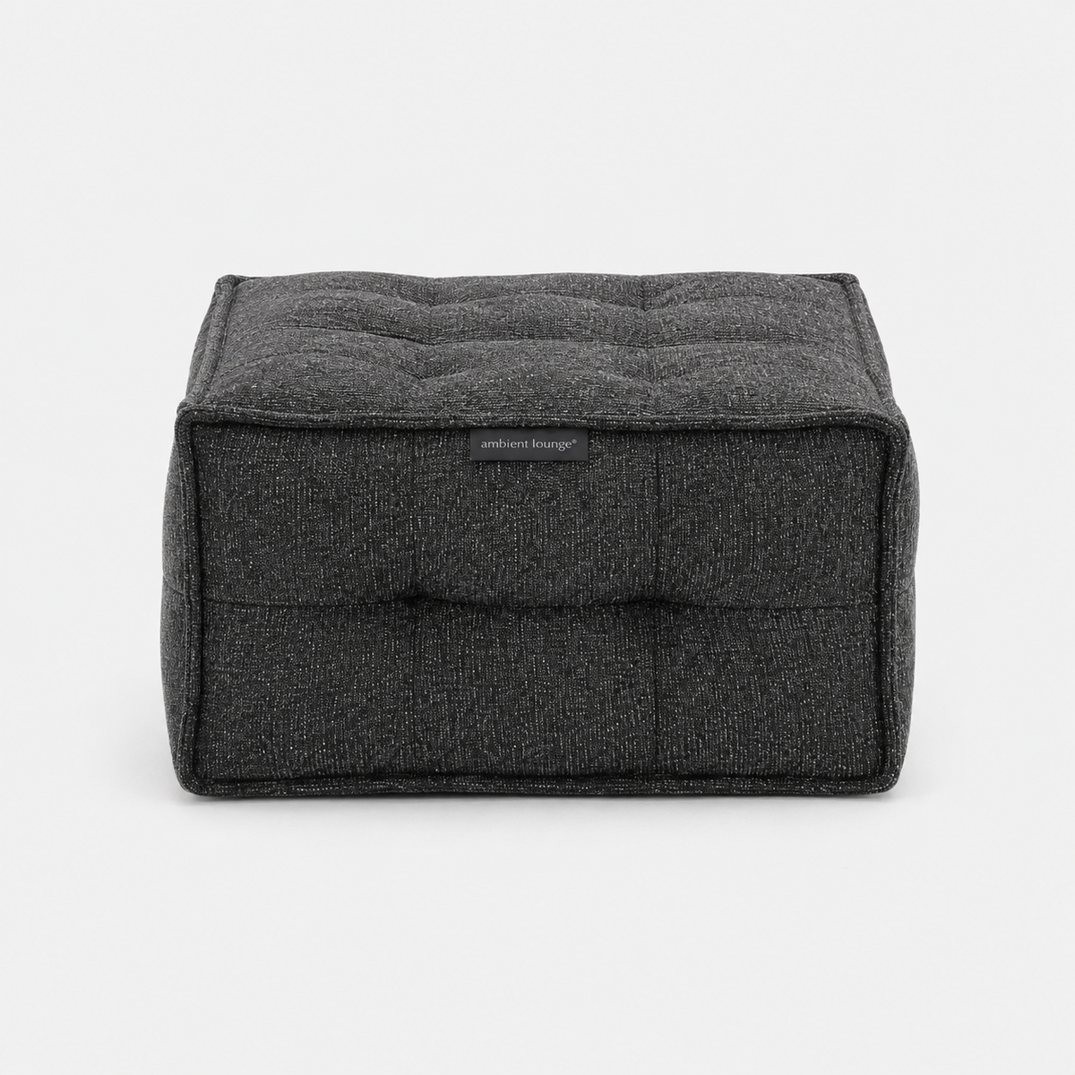 Twin Ottoman - Black Aurora (Easy Clean)