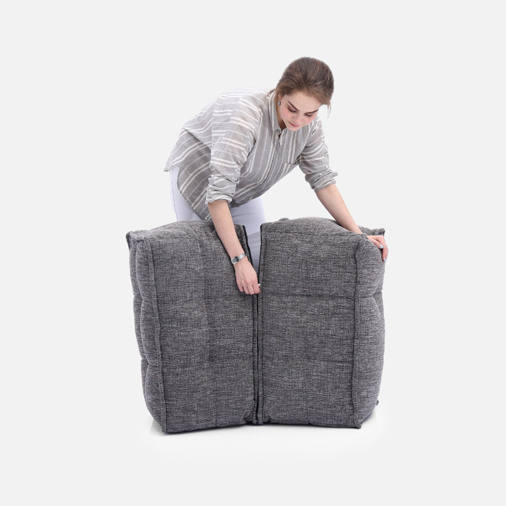 Twin Ottoman Luscious Grey – foto 3