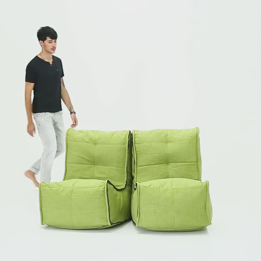 Twin Couch – sofá puff de 2 cuerpos – video