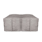 Twin Ottoman - Titanium Weave