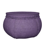 Wing Ottoman - Aubergine Dream