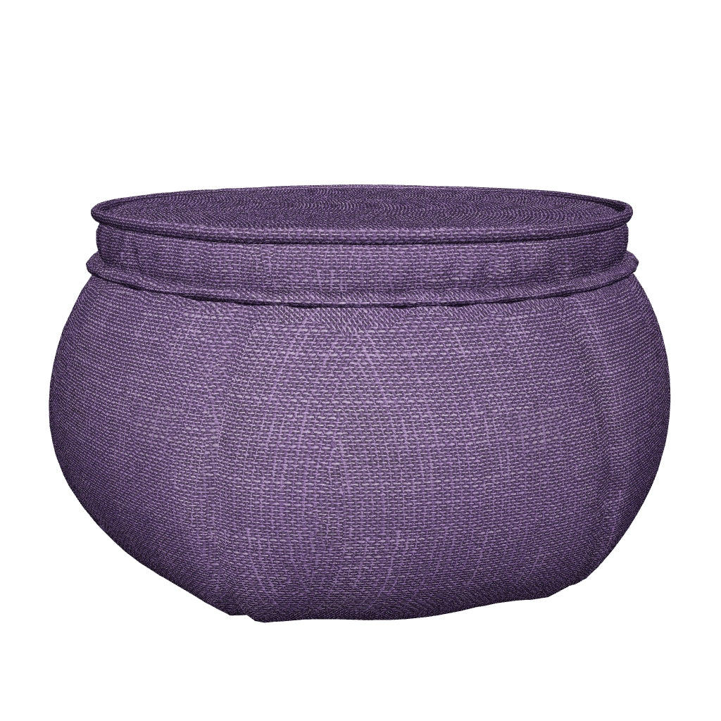 Wing Ottoman - Aubergine Dream