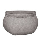 Wing Ottoman - Luscious Grey