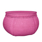 Wing Ottoman - Sakura Pink