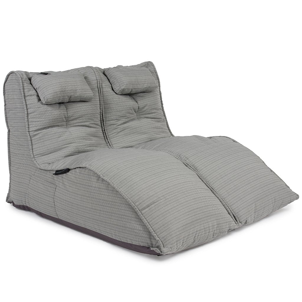 Twin Avatar Deluxe Lounger - Silverline