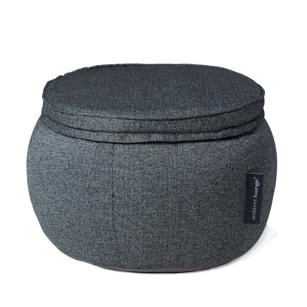Wing Ottoman - Titanium Weave