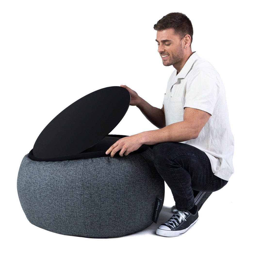 VERSA Table - Titanium Weave