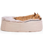 Cama Mediana de Lujo para Perro (Cappuccino)