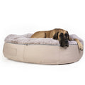 Cama Extra Grande de Lujo para Perro (Cappuccino)