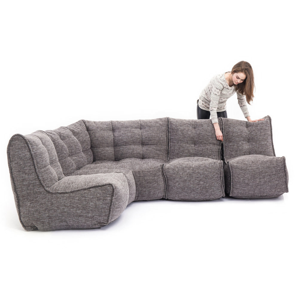 L Sofa - Luscious Grey