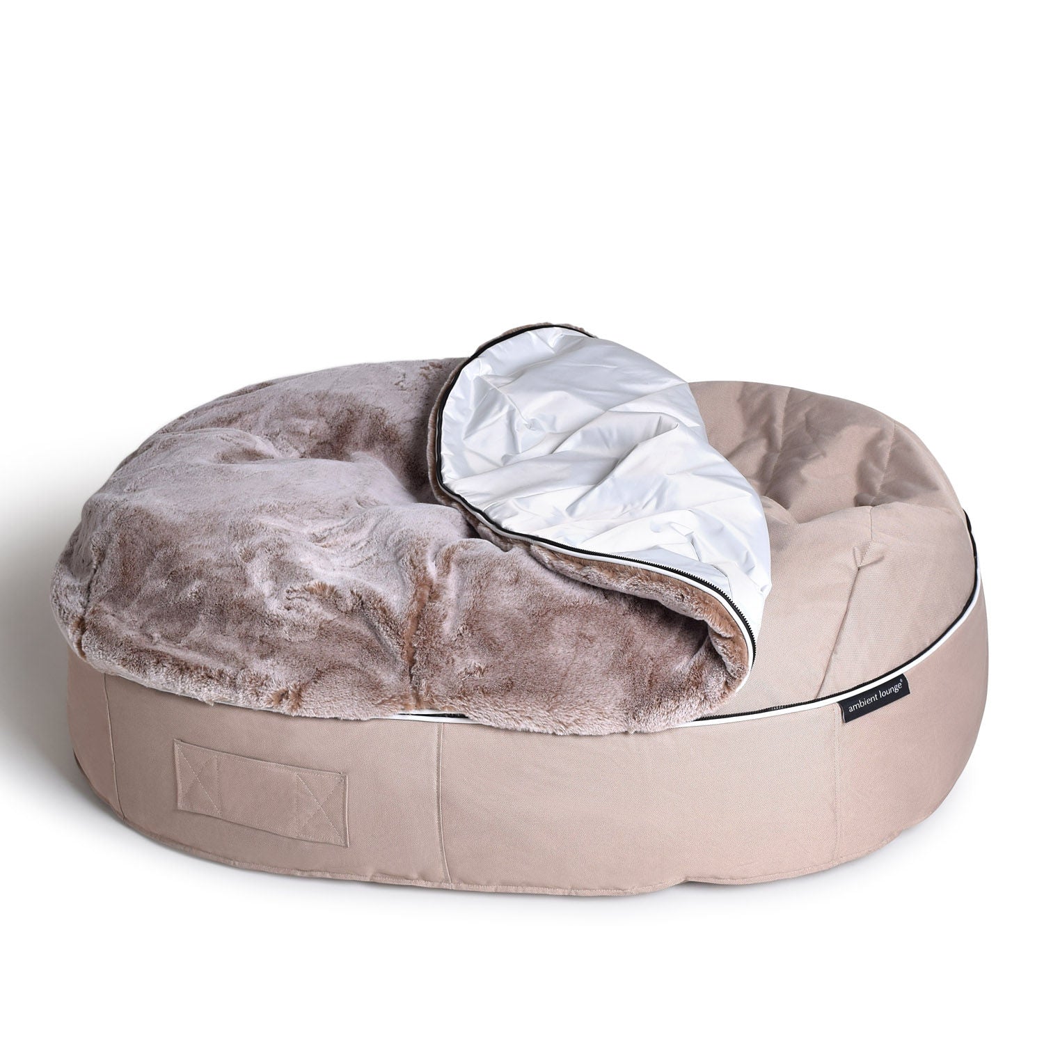 Cubierta Deluxe para Cama de Perro Extra Grande (Cappuccino)