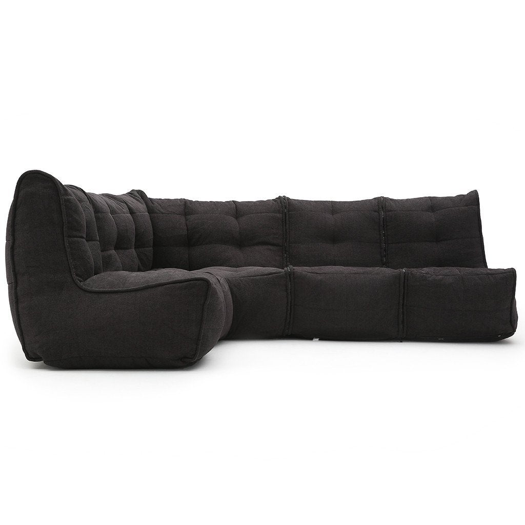 L Sofa - Black Sapphire