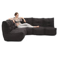 L Sofa - Black Sapphire