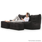 Movie Couch - Black Sapphire