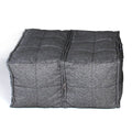 Twin Ottoman - Titanium Weave