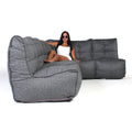 L Sofa - Titanium Weave