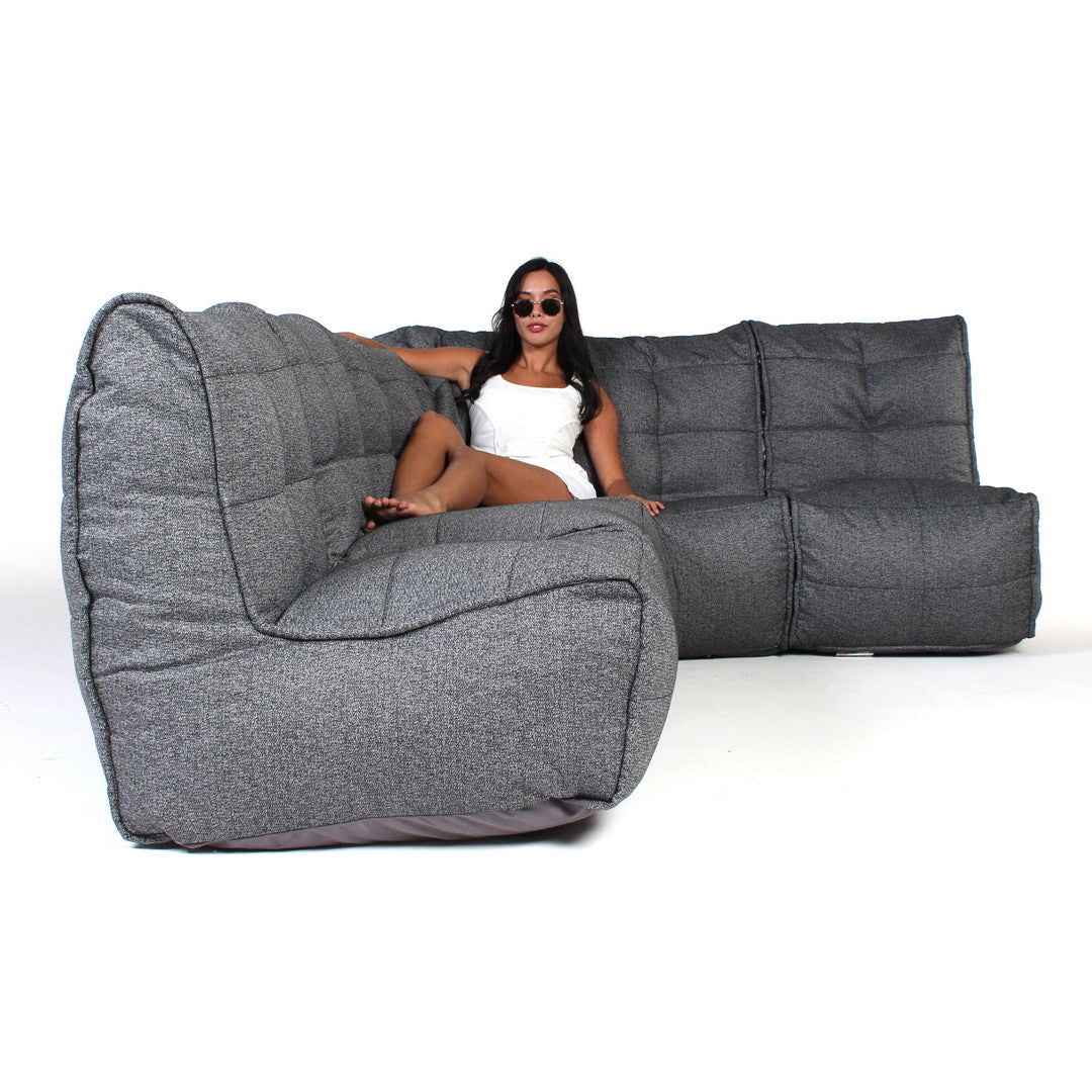 L Sofa - Titanium Weave