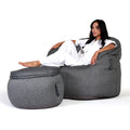 Butterfly Chaise - Titanium Weave