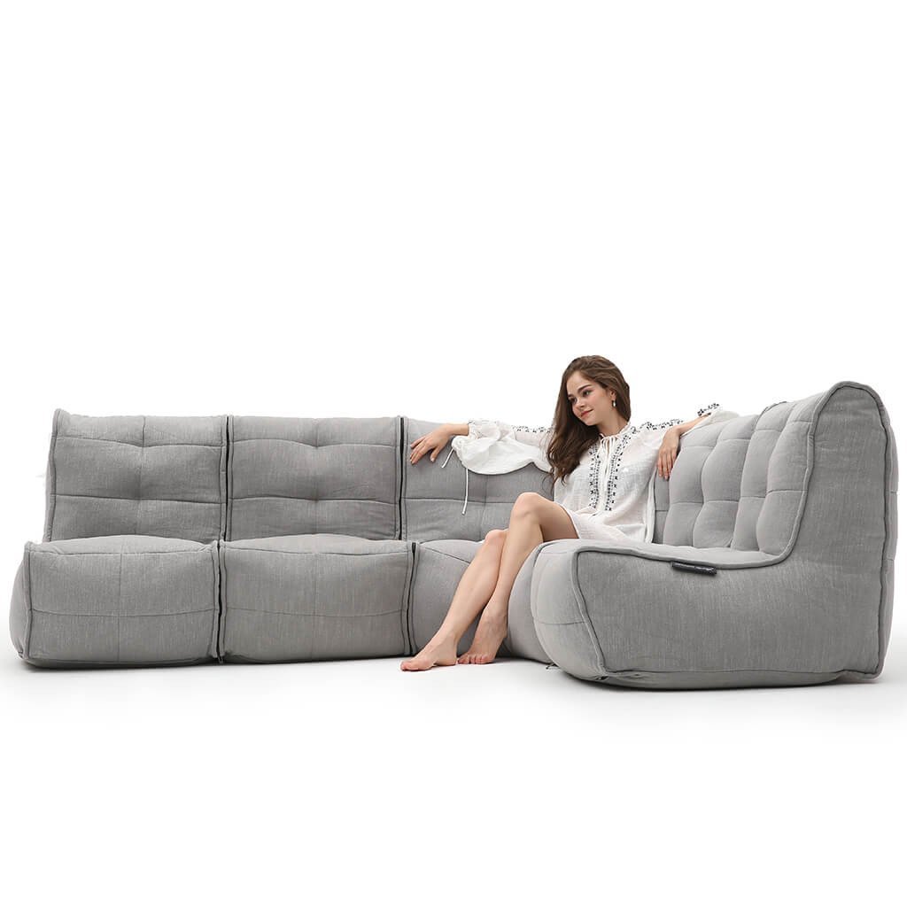 L Sofa - Keystone Grey