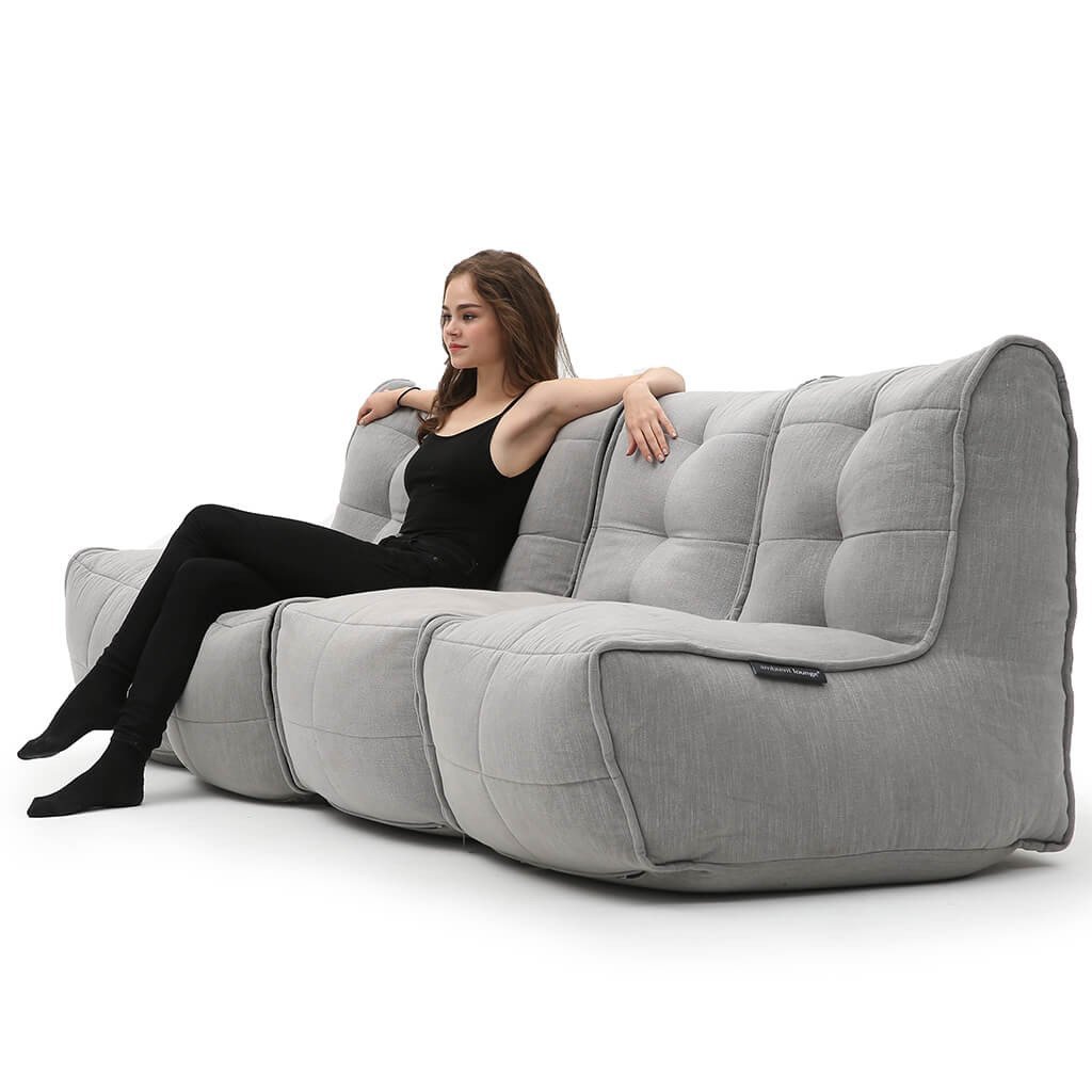 Quad Couch - Keystone Grey