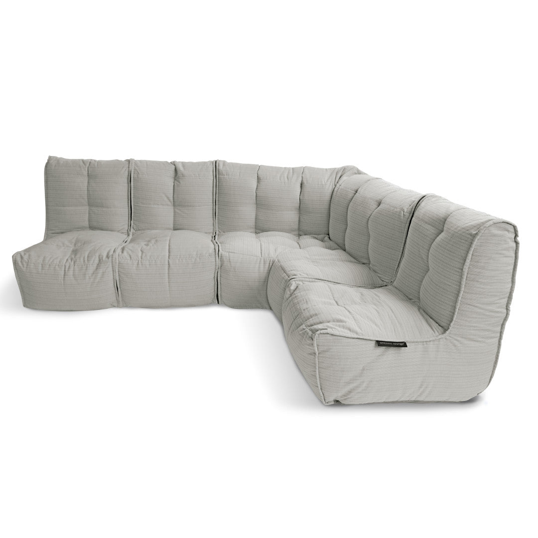 L Sofa - Silverline