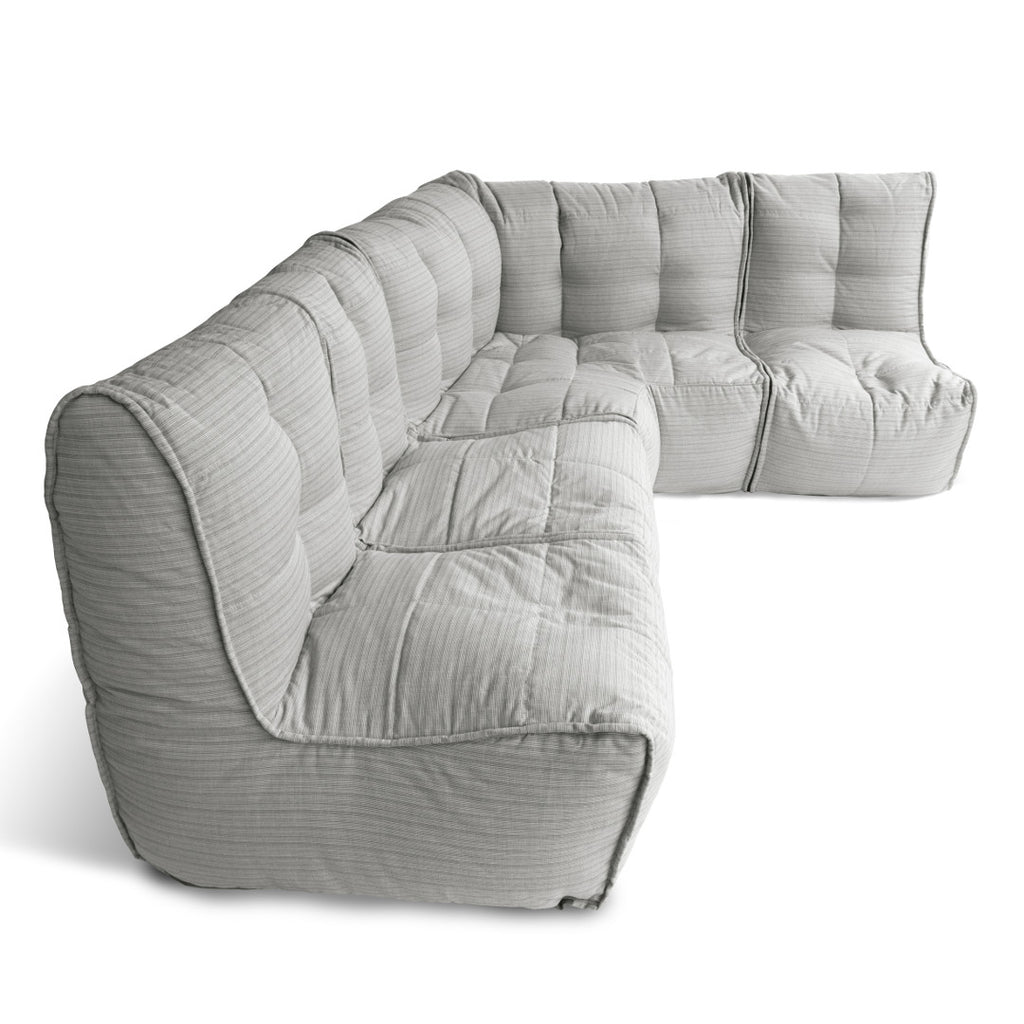 L Sofa - Silverline